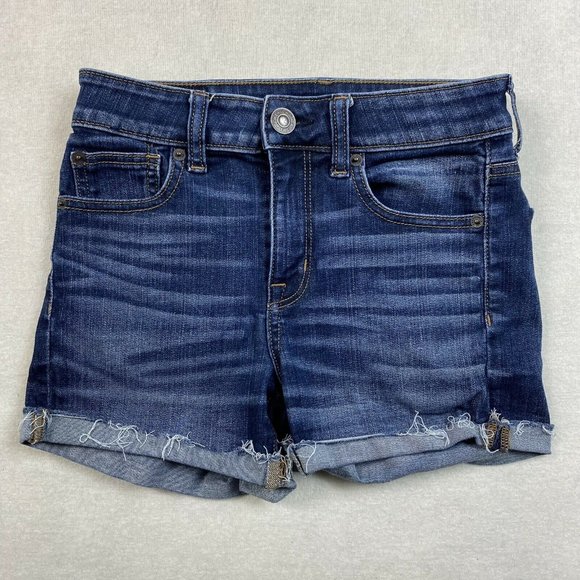 American Eagle Next Level Stretch Hi Rise Shortie - Picture 1 of 6